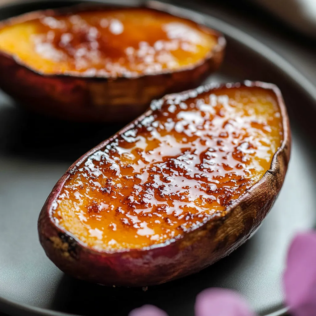 Japanese Sweet Potato Crème Brûlée Recipe