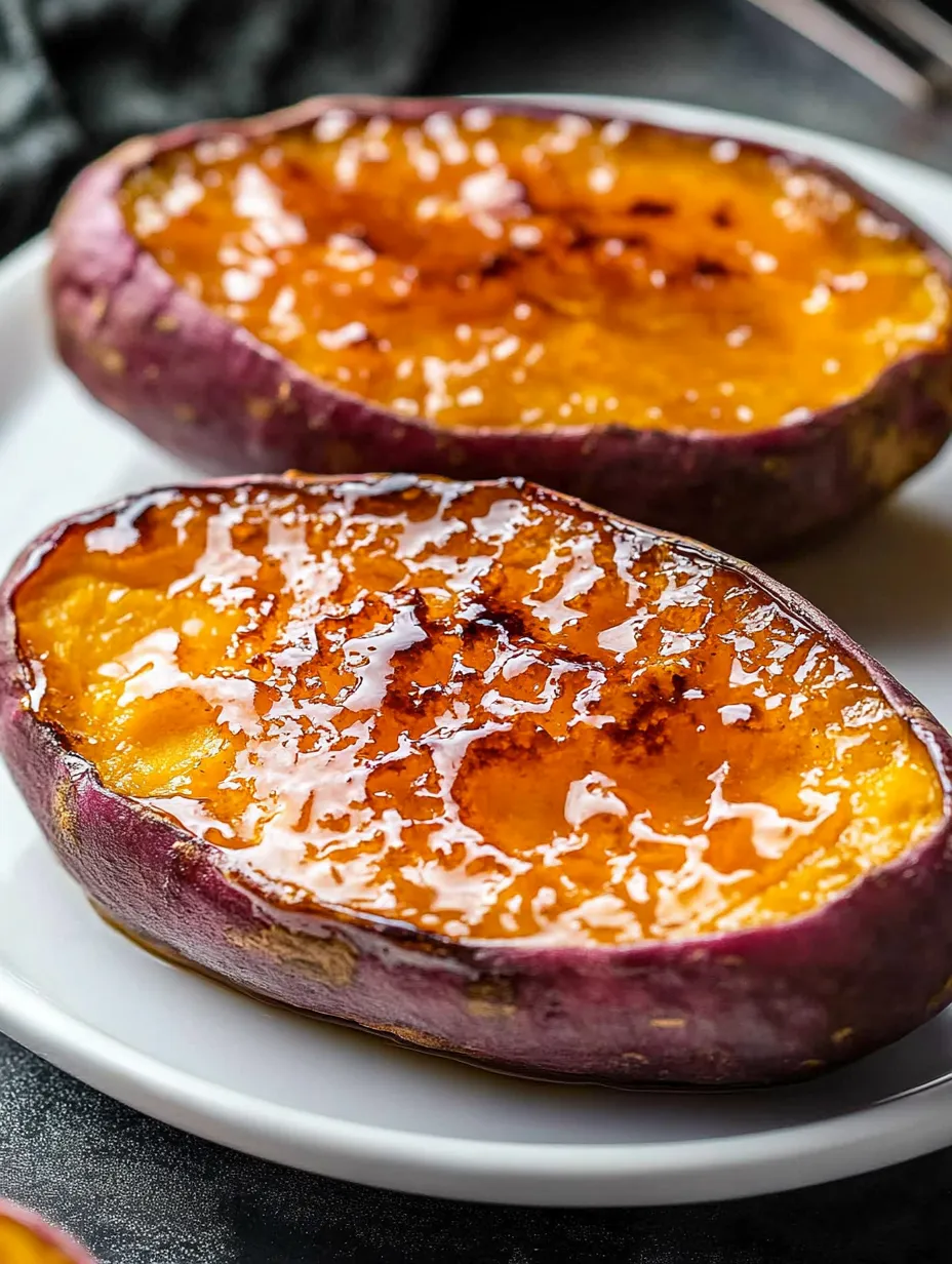 Japanese Sweet Potato Crème Brûlée