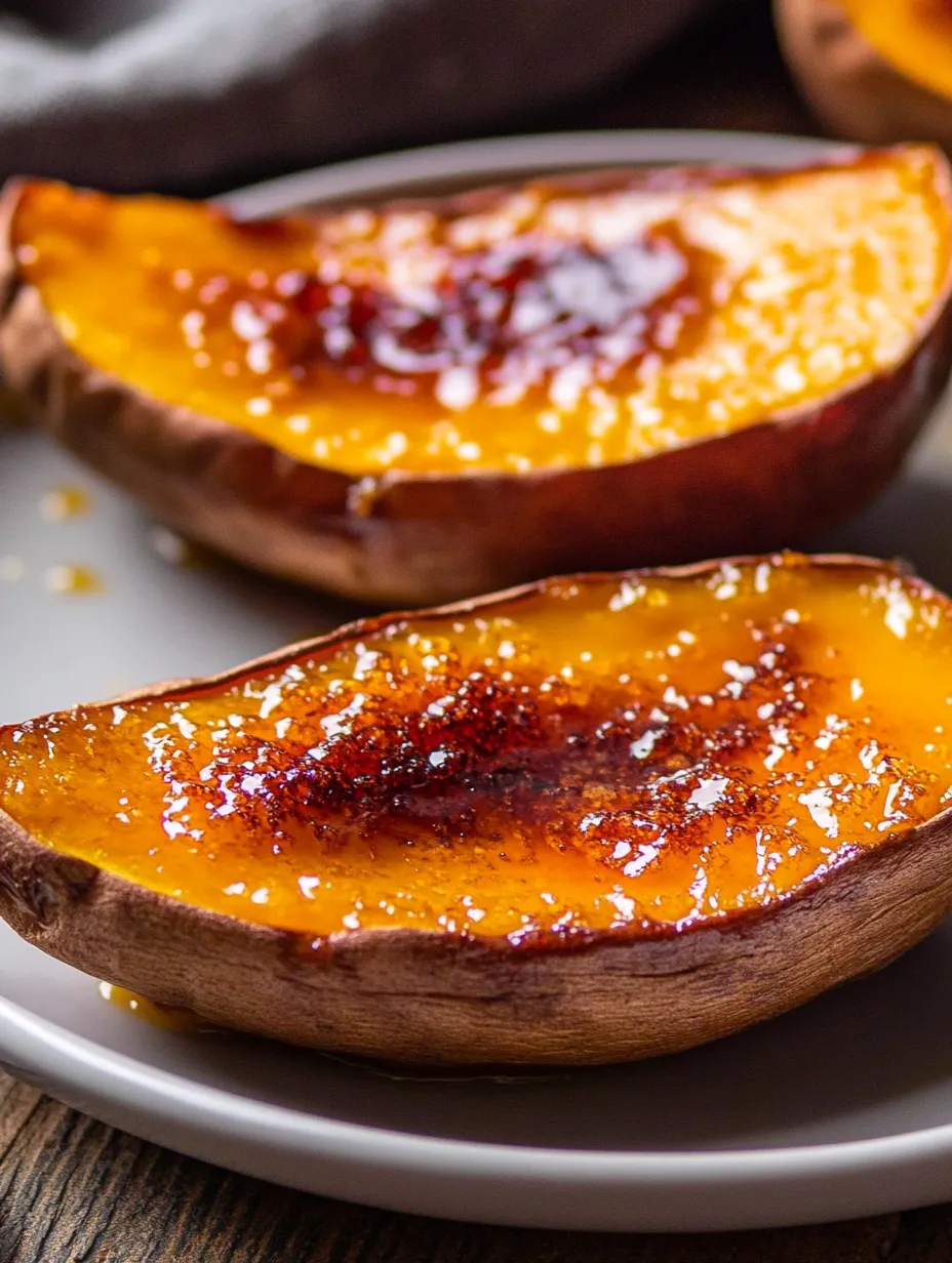 Easy Japanese Sweet Potato Crème Brûlée