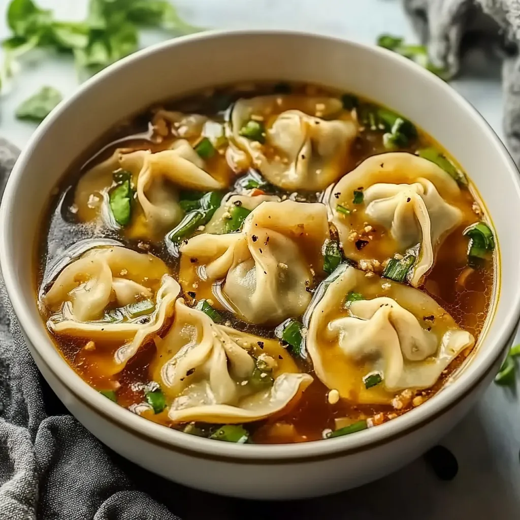 Quick 25-Minute Potsticker Soup