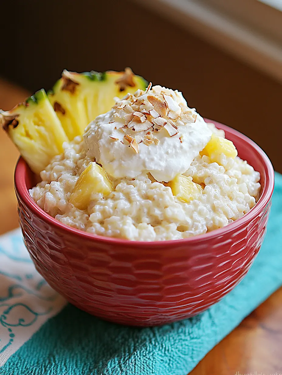 Hawaiian Rice Pudding