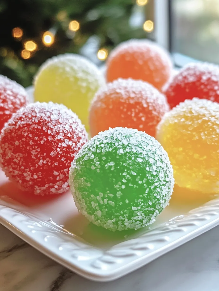 Easy Mom's Christmas Jello Balls