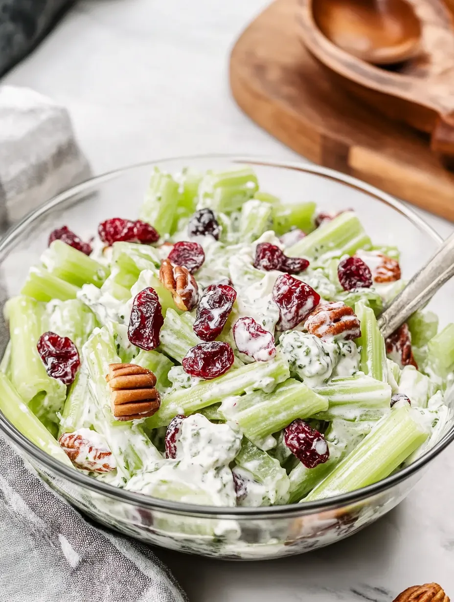 Creamy Celery Cranberry Salad