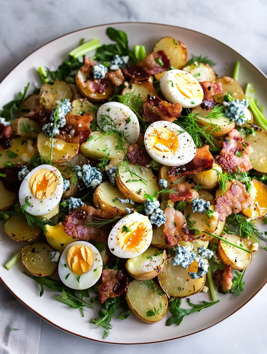 Crispy Potatoes with Jammy Eggs