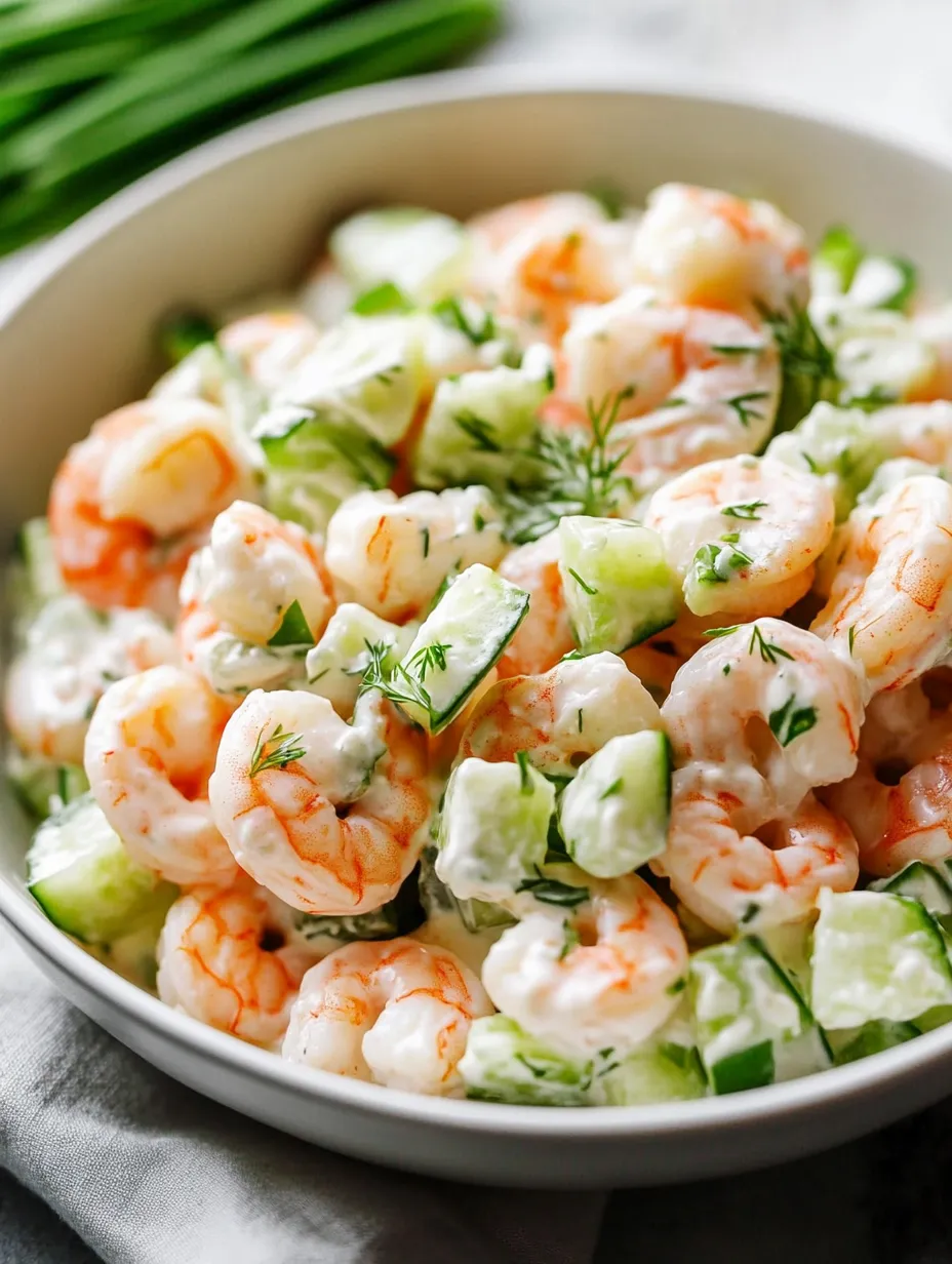Fresh Cucumber Shrimp Salad