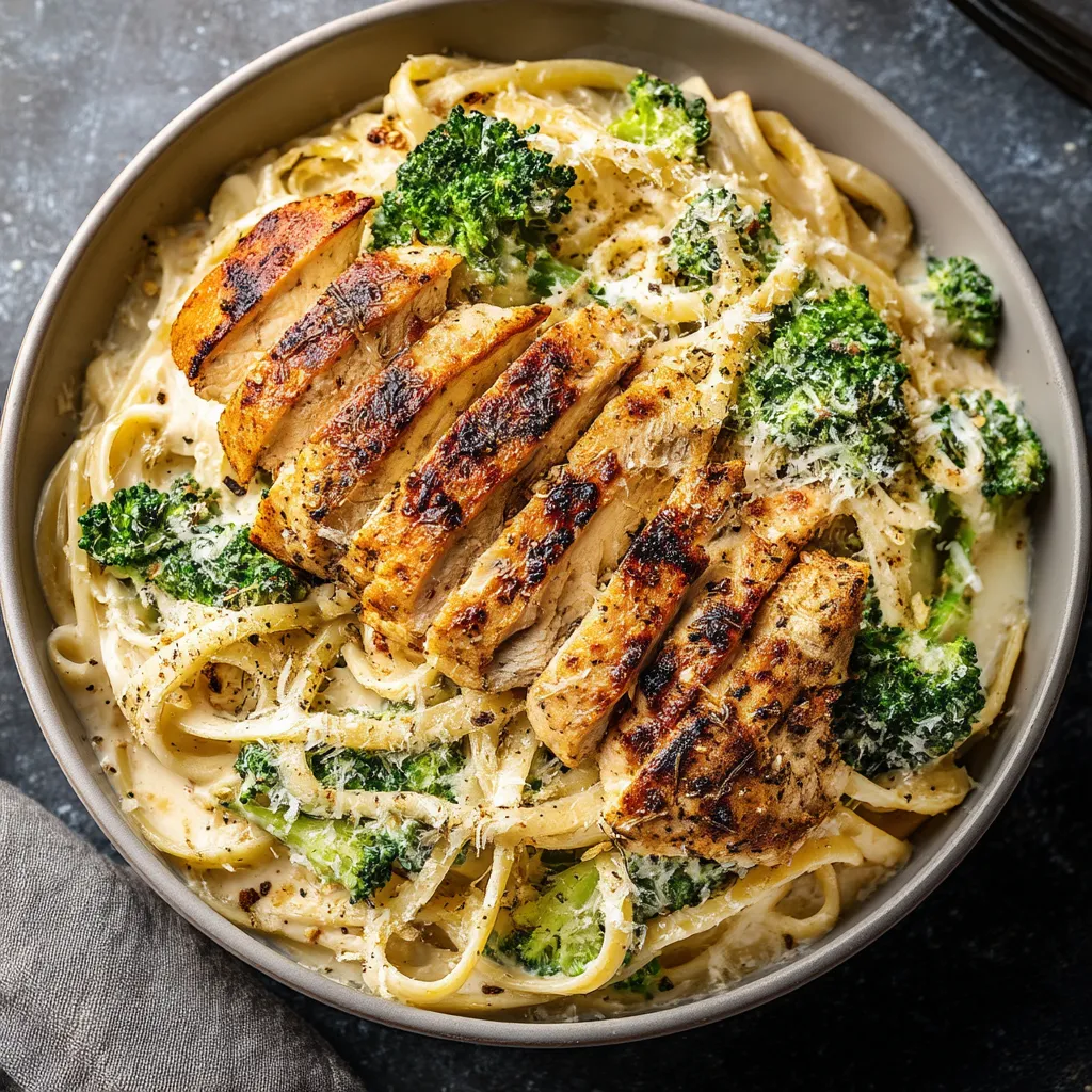 Low Calorie Chicken Alfredo