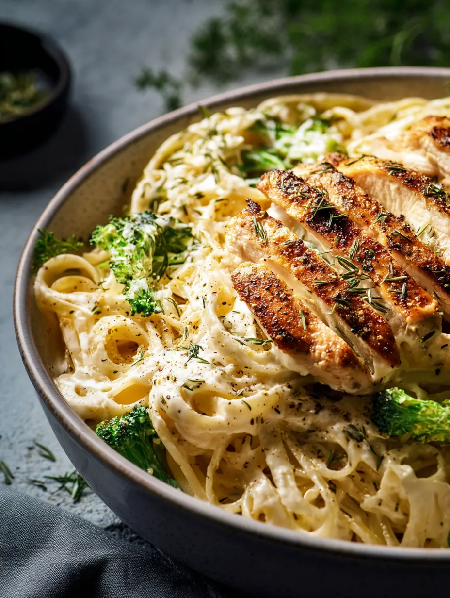 Easy Low Calorie Chicken Alfredo