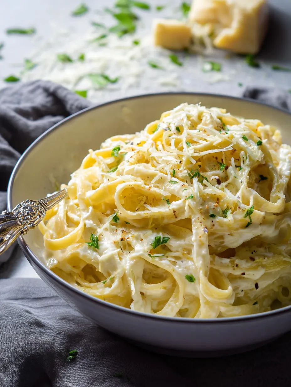 Cottage Cheese Fettuccine Alfredo Recipe