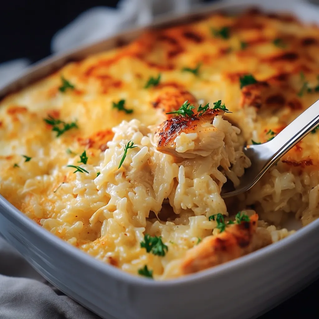 Angel Chicken Rice Casserole