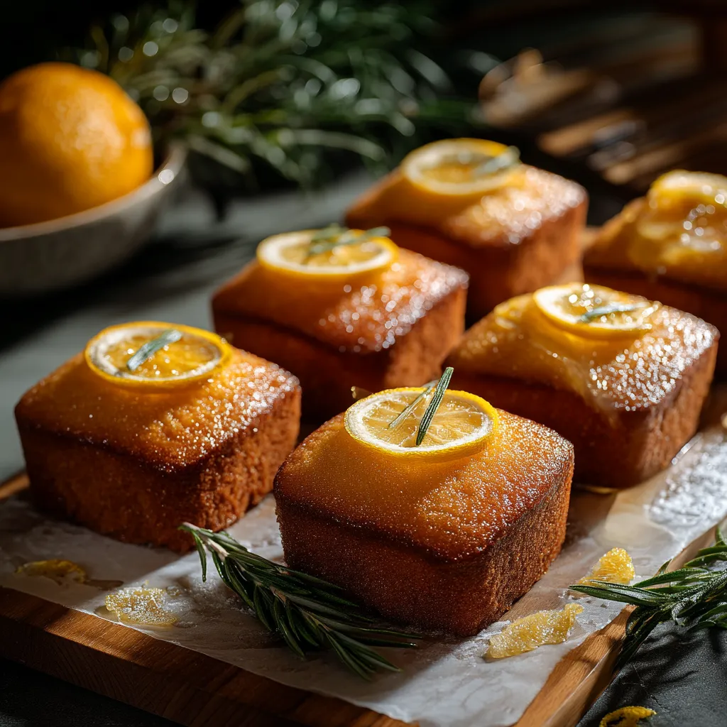 Orange Ginger Honey Cakes