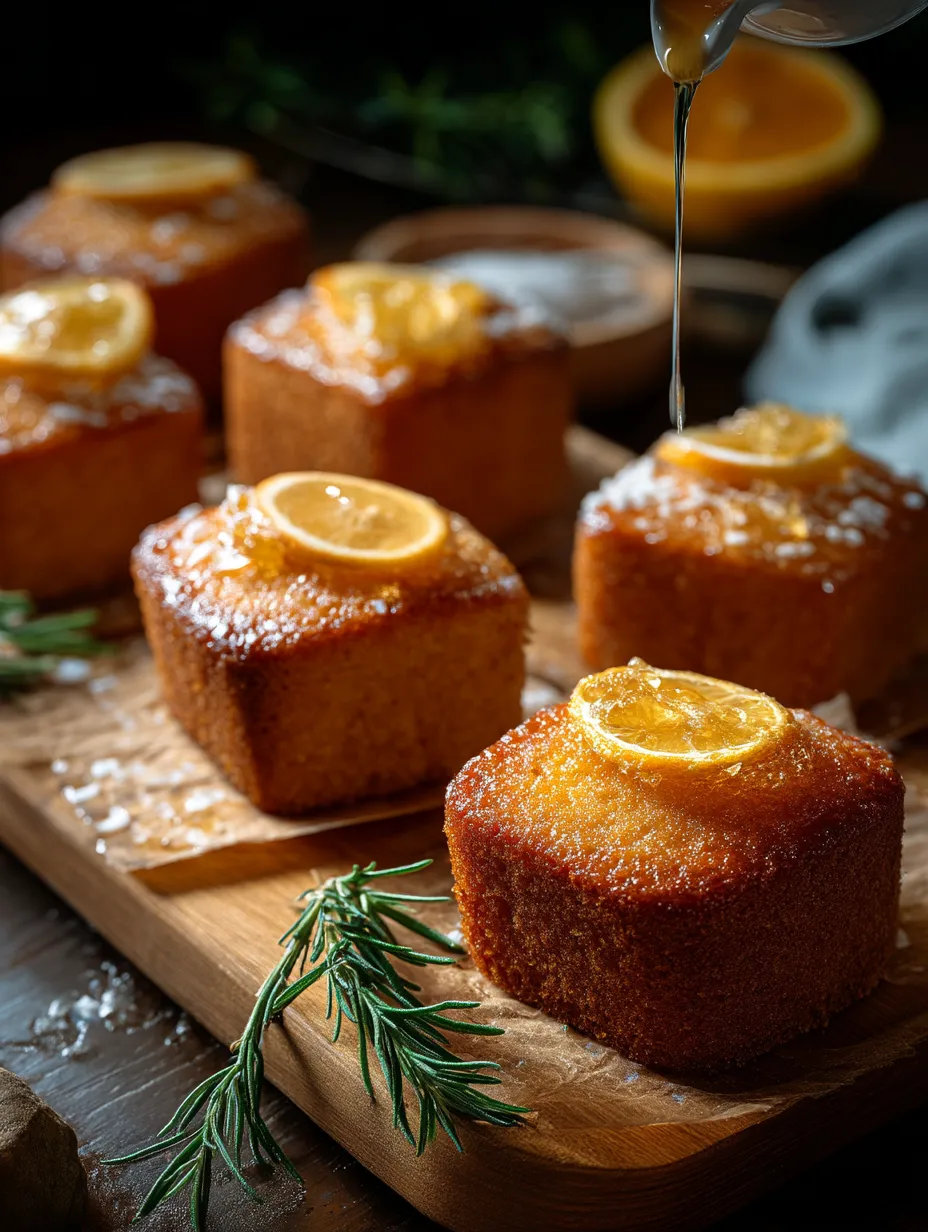 Easy Orange Ginger Honey Cakes