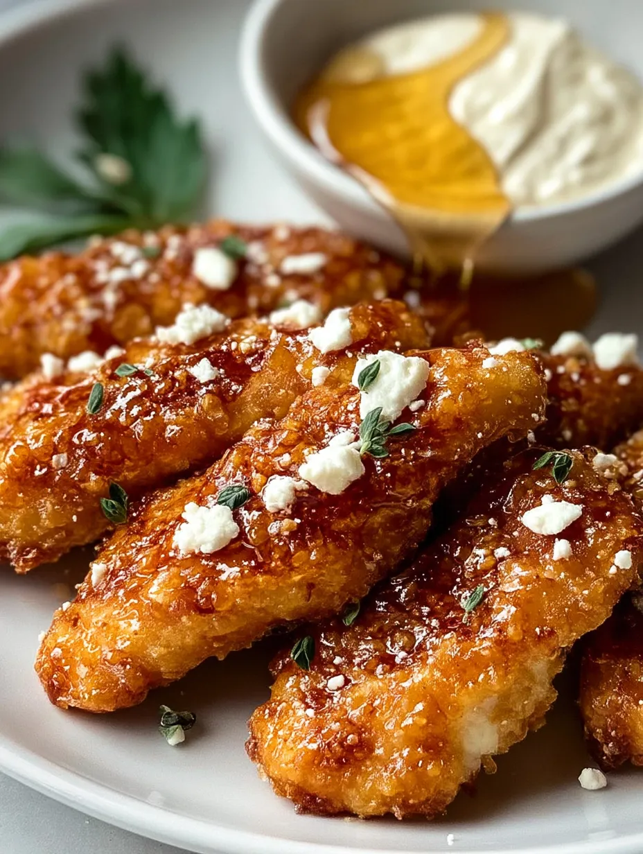 Crispy Hot Honey Feta Chicken Recipe