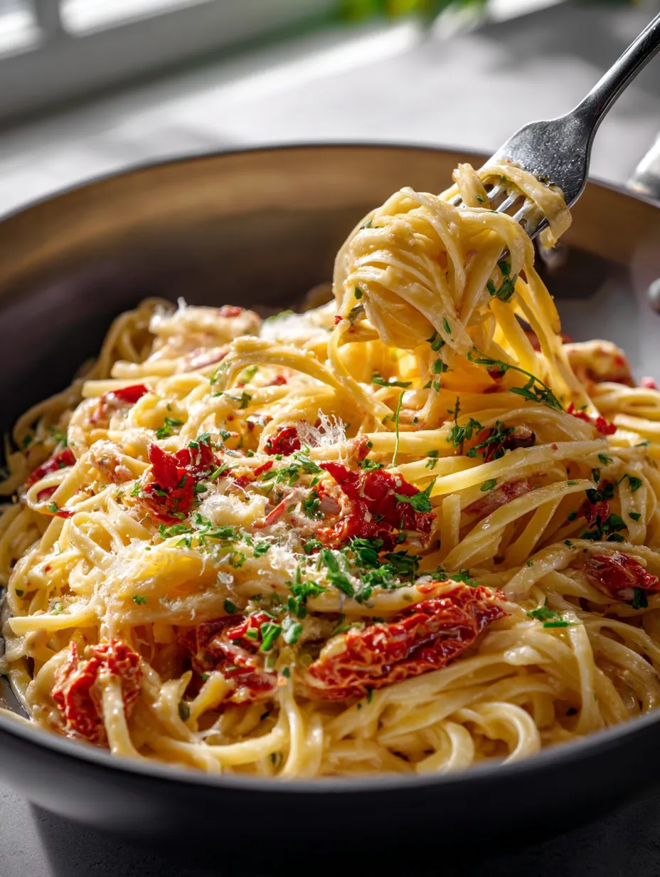 One-Pan Sun-dried Tomato Pasta Recipe