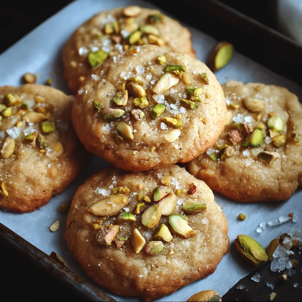 Salted Honey Pistachio Cookies
