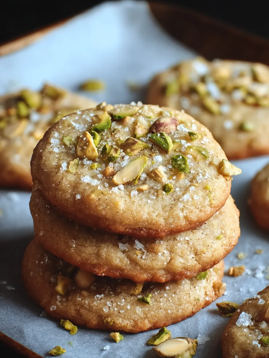 Salted Honey Pistachio Cookies Recipe