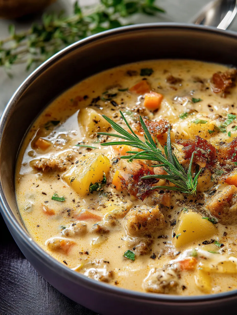Easy Potato and Sausage Chowder