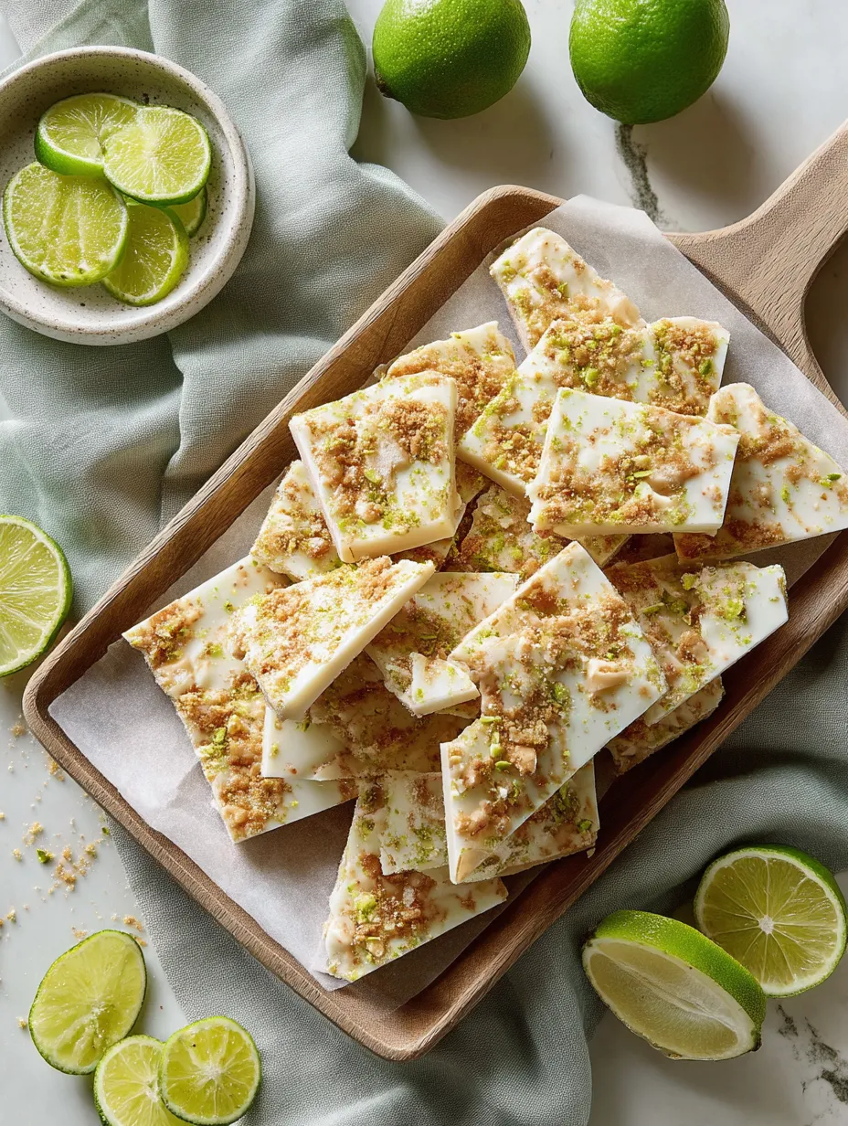 Key Lime Pie Yogurt Bark Recipe