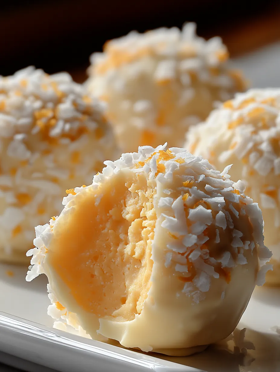 No Bake Orange Creamsicle Truffles Recipe