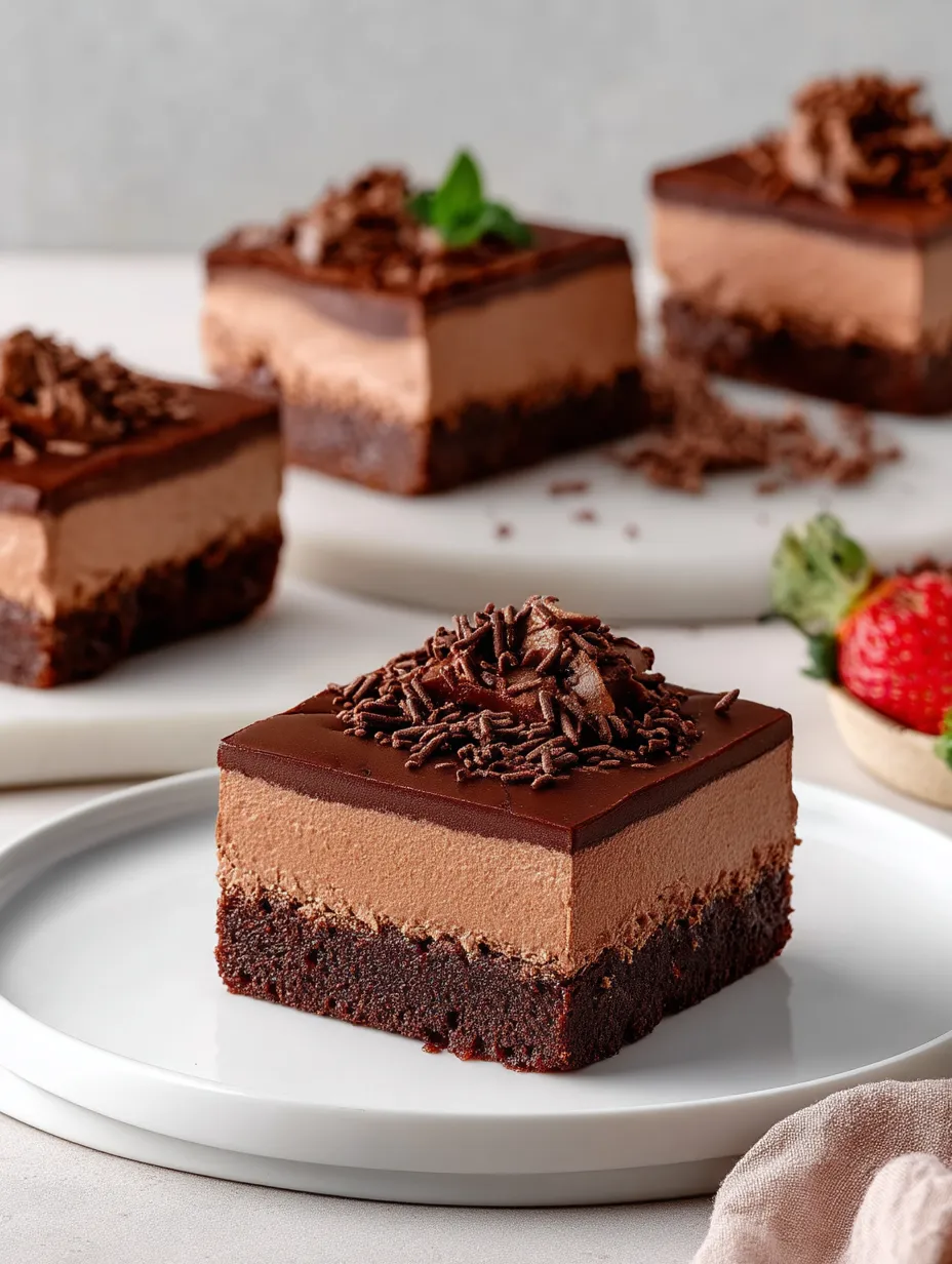 Chocolate Mousse Brownies