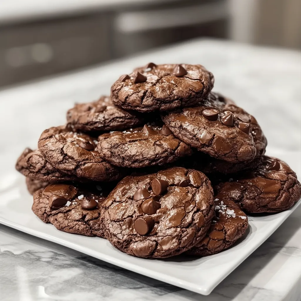 Chewy Brownie Mix Cookies