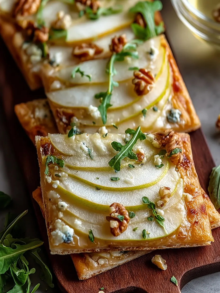 Pear and Gorgonzola Flatbread Recipe