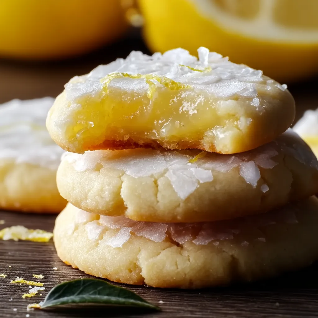 Zesty Lemon Meltaway Cookies