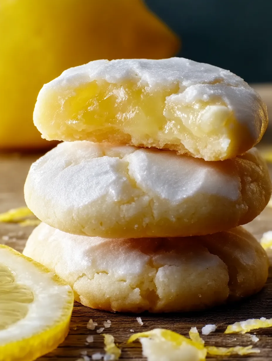 Easy Zesty Lemon Meltaway Cookies