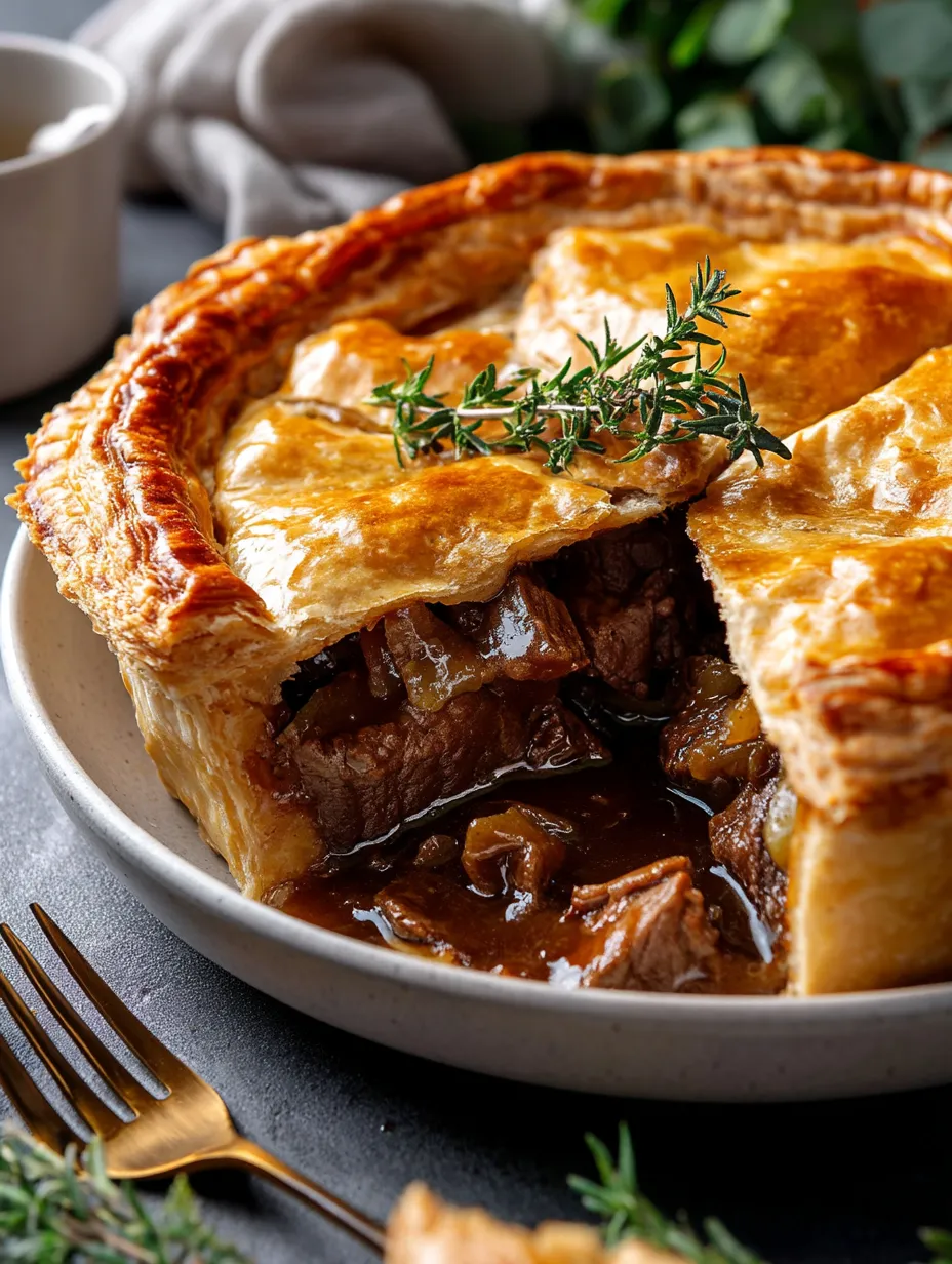 Traditional Irish Steak Pie