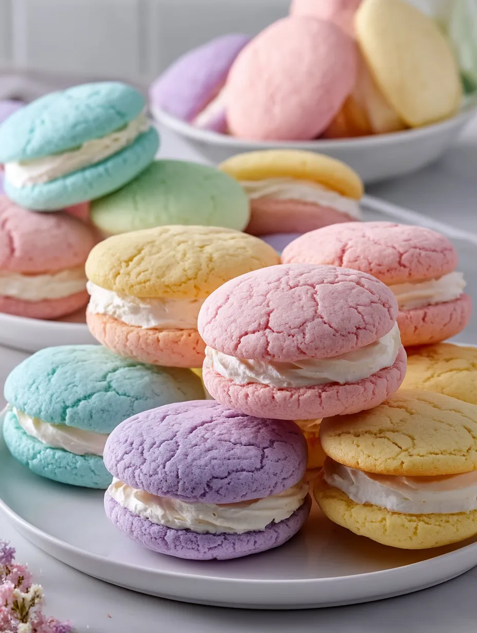 A plate of colorful sugar cookies.