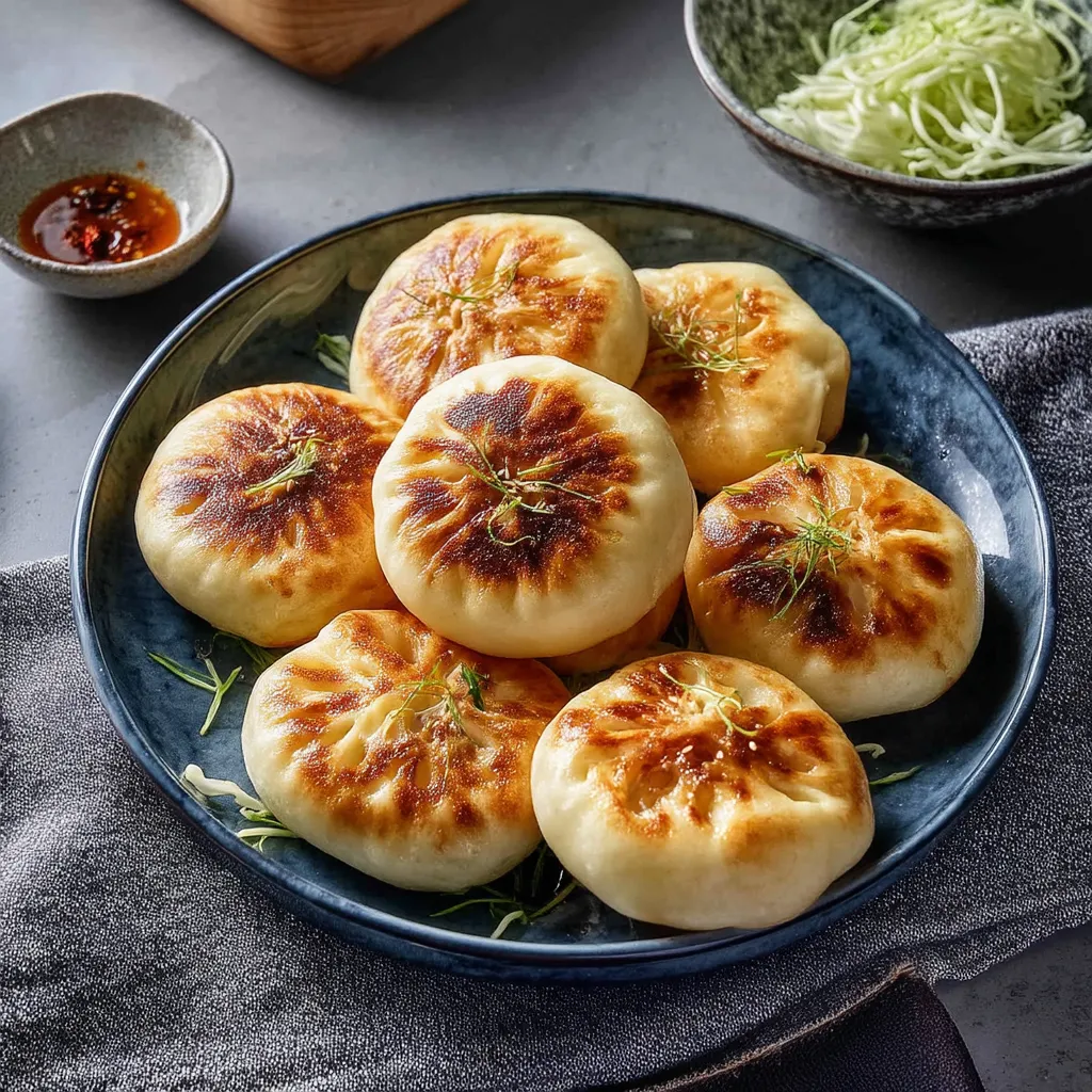 Vegan Pan-Fried Buns