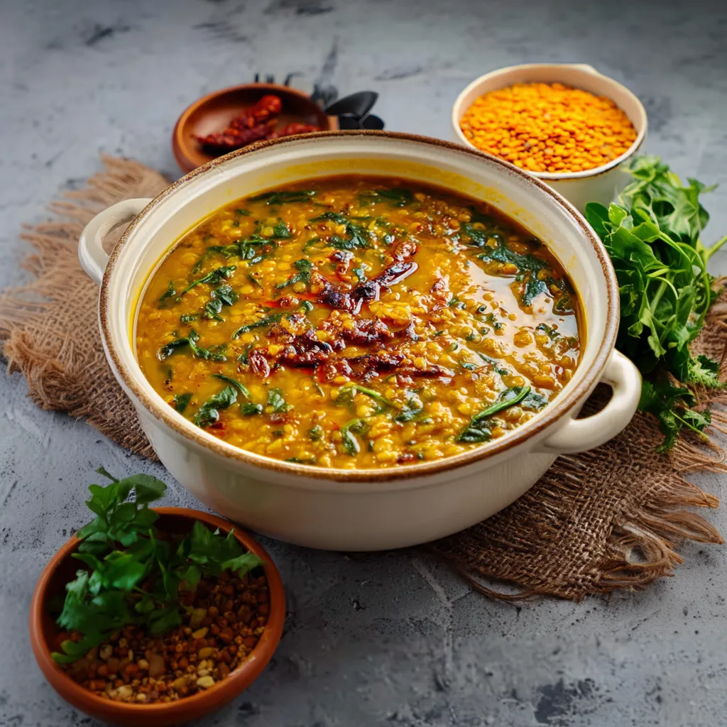 easy dal palak recipe.