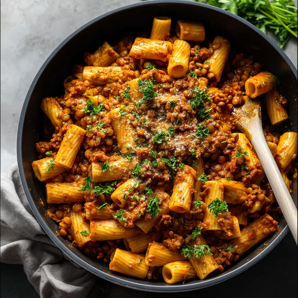 Easy Lentil Bolognese