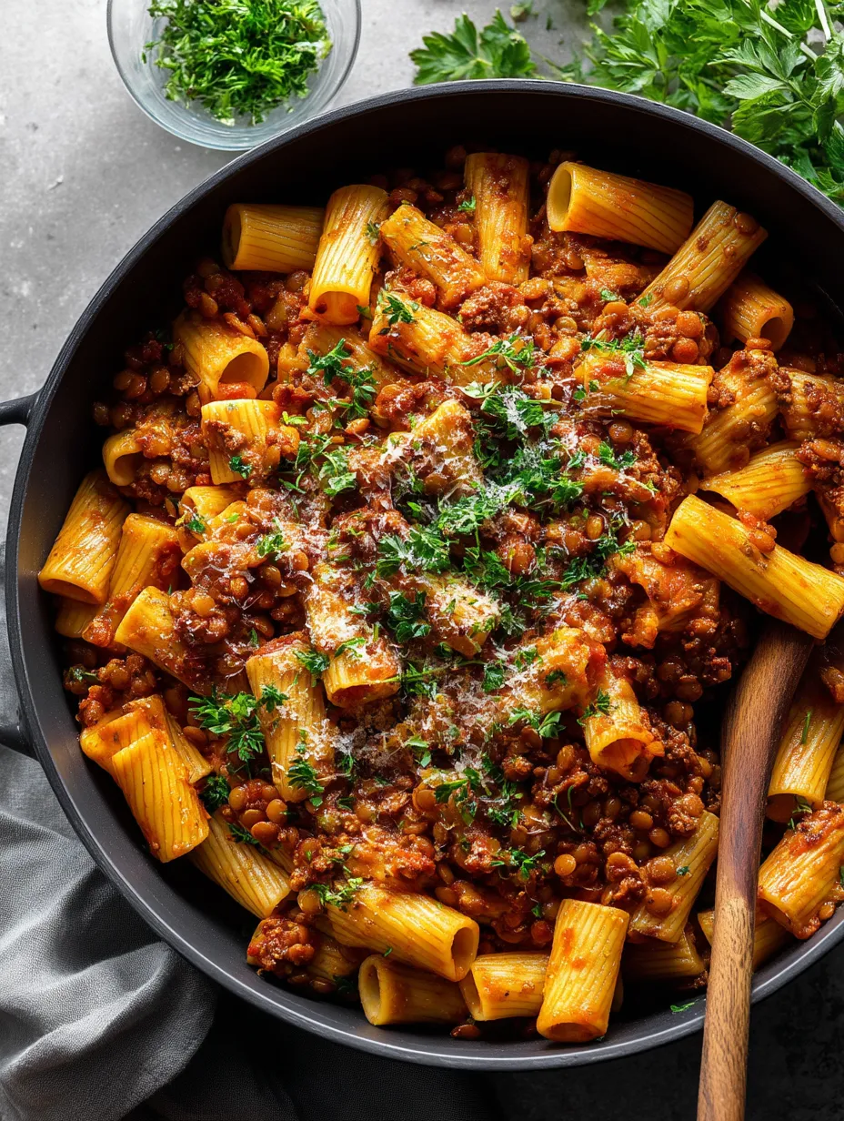 Easy Lentil Bolognese Recipe