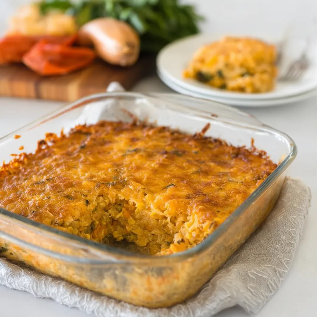 Very Veggie Lentil Bake