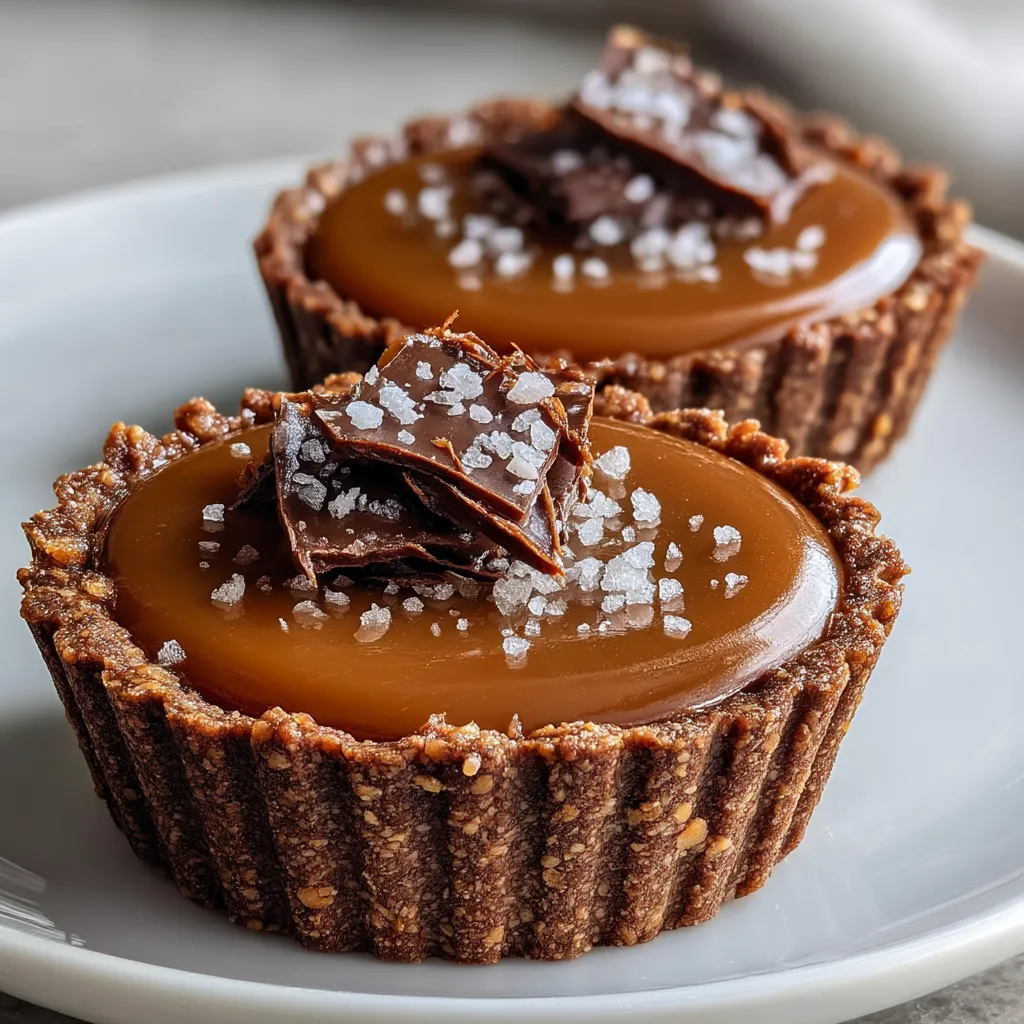 Chocolate Salted Caramel Tarts