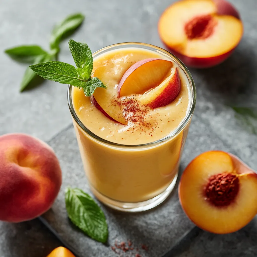 Summer Peach Smoothie Recipe