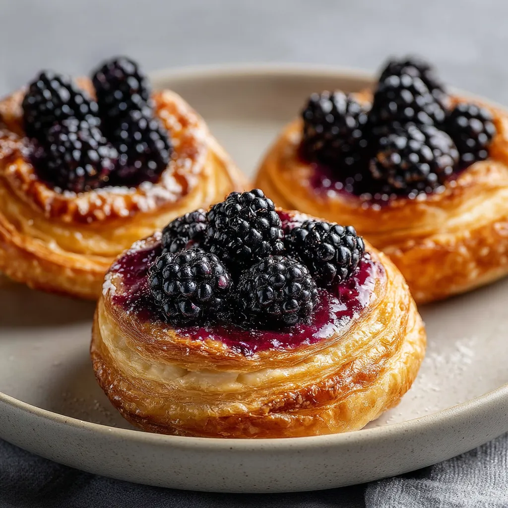 Blackberry Cream Cheese Danish.