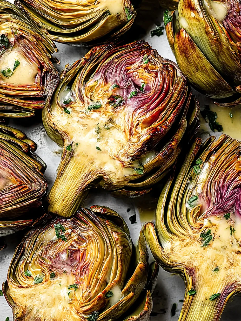 Roasted artichokes recipe.
