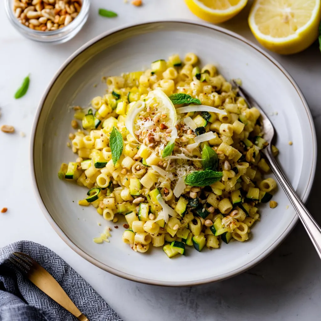 Lemon Zucchini Pasta