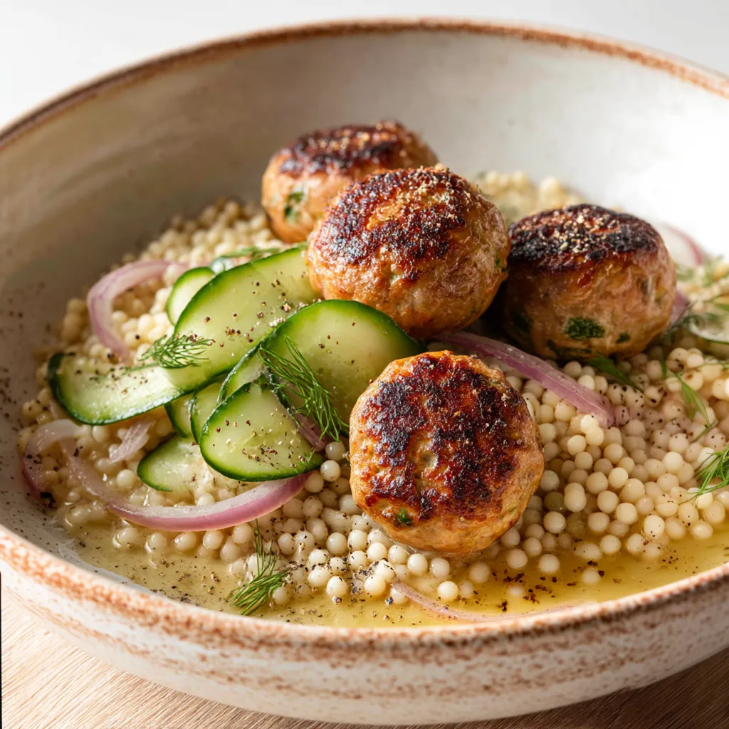 Herby Greek Chicken Meatballs