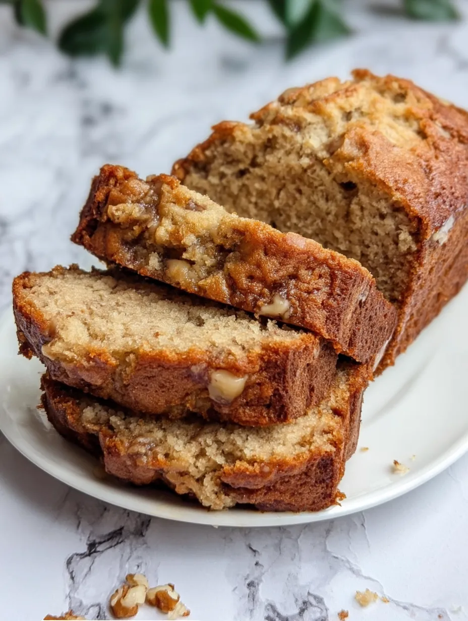 Easy Honey Vanilla Banana Bread.