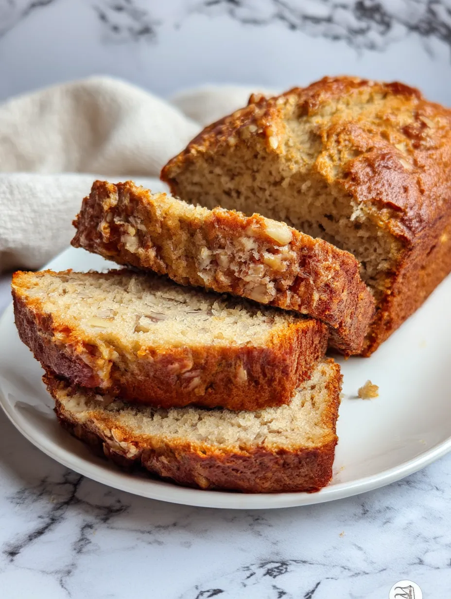 Honey Vanilla Banana Bread Recipe.