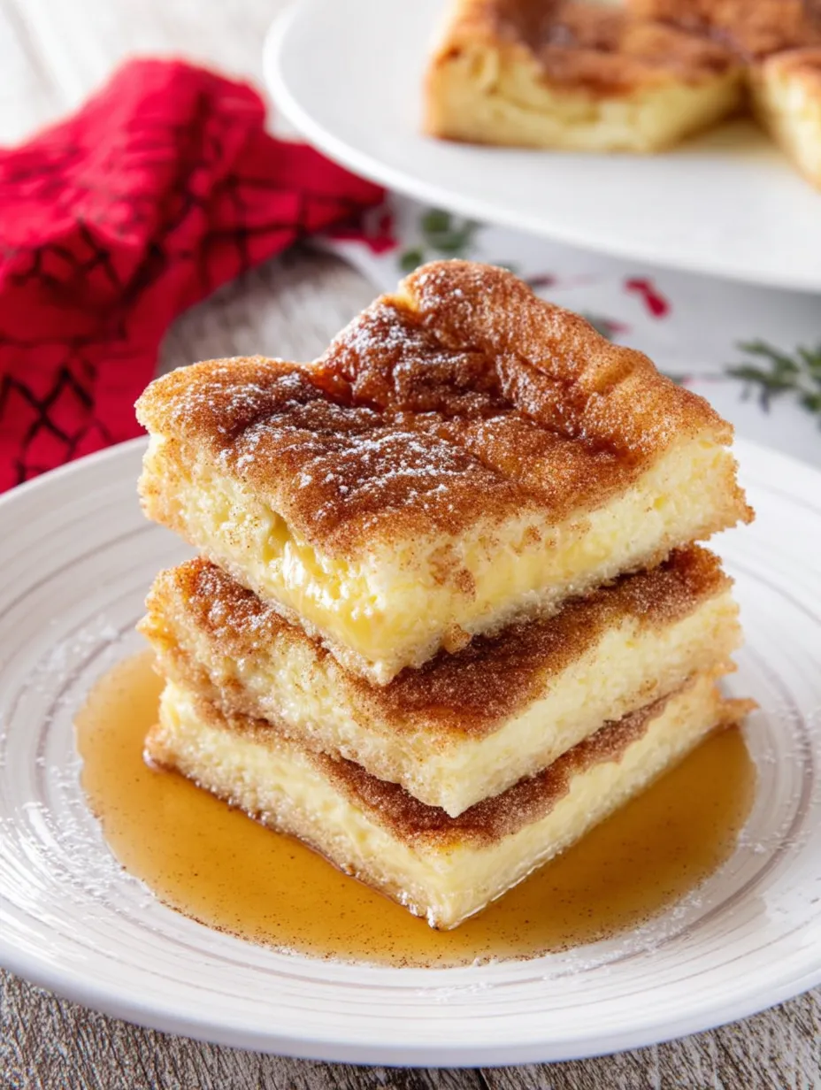A stack of Sopapilla Cheesecake.