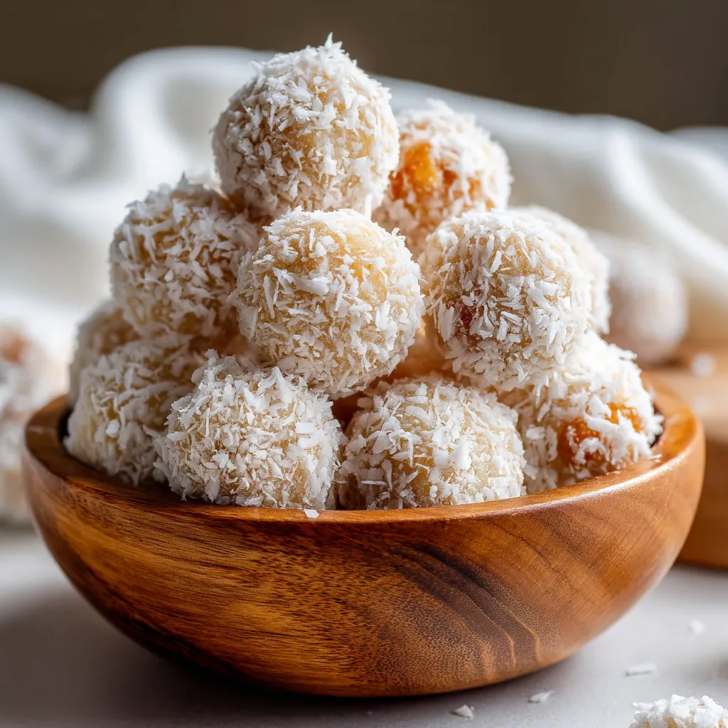 Coconut Apricot Balls