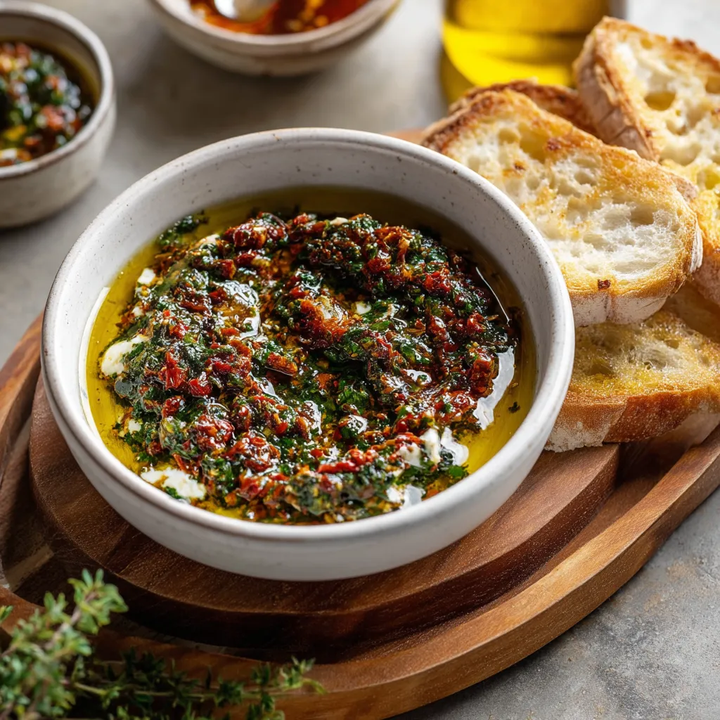 Sun-dried Tomato Olive Oil Bread Dip