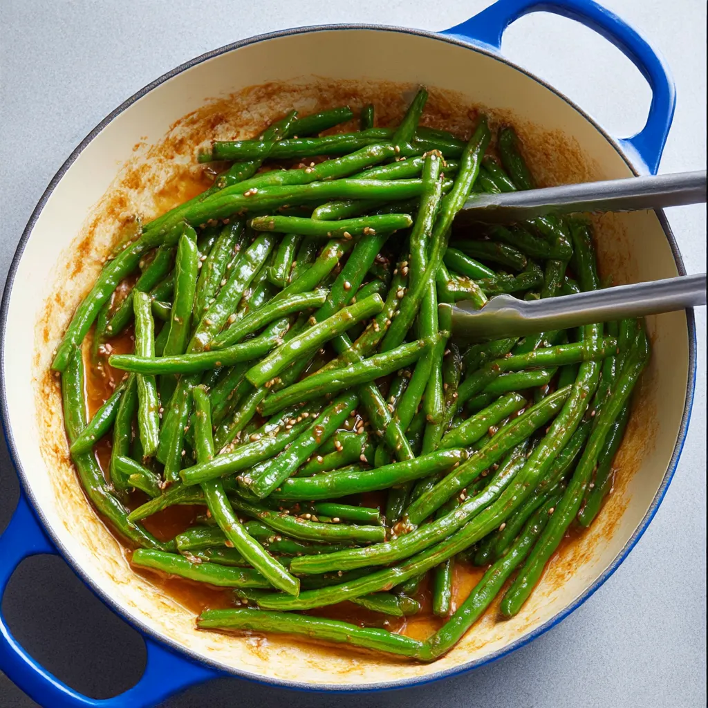 Miso Green Beans