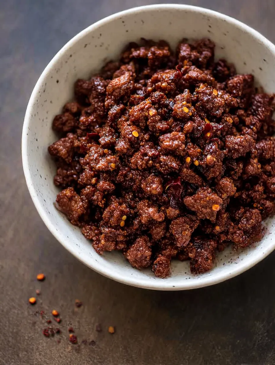 Easy Firecracker Ground Beef.