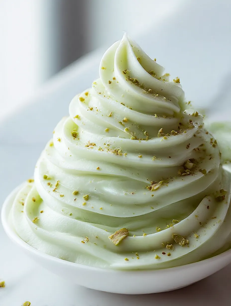 Easy Creamy Pistachio Buttercream.