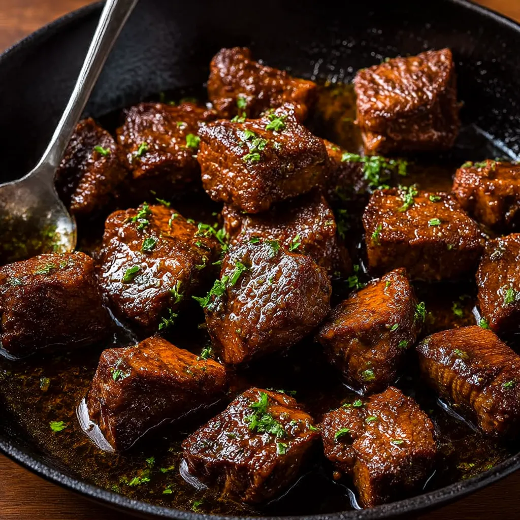 Cajun Garlic Butter Steak Bites