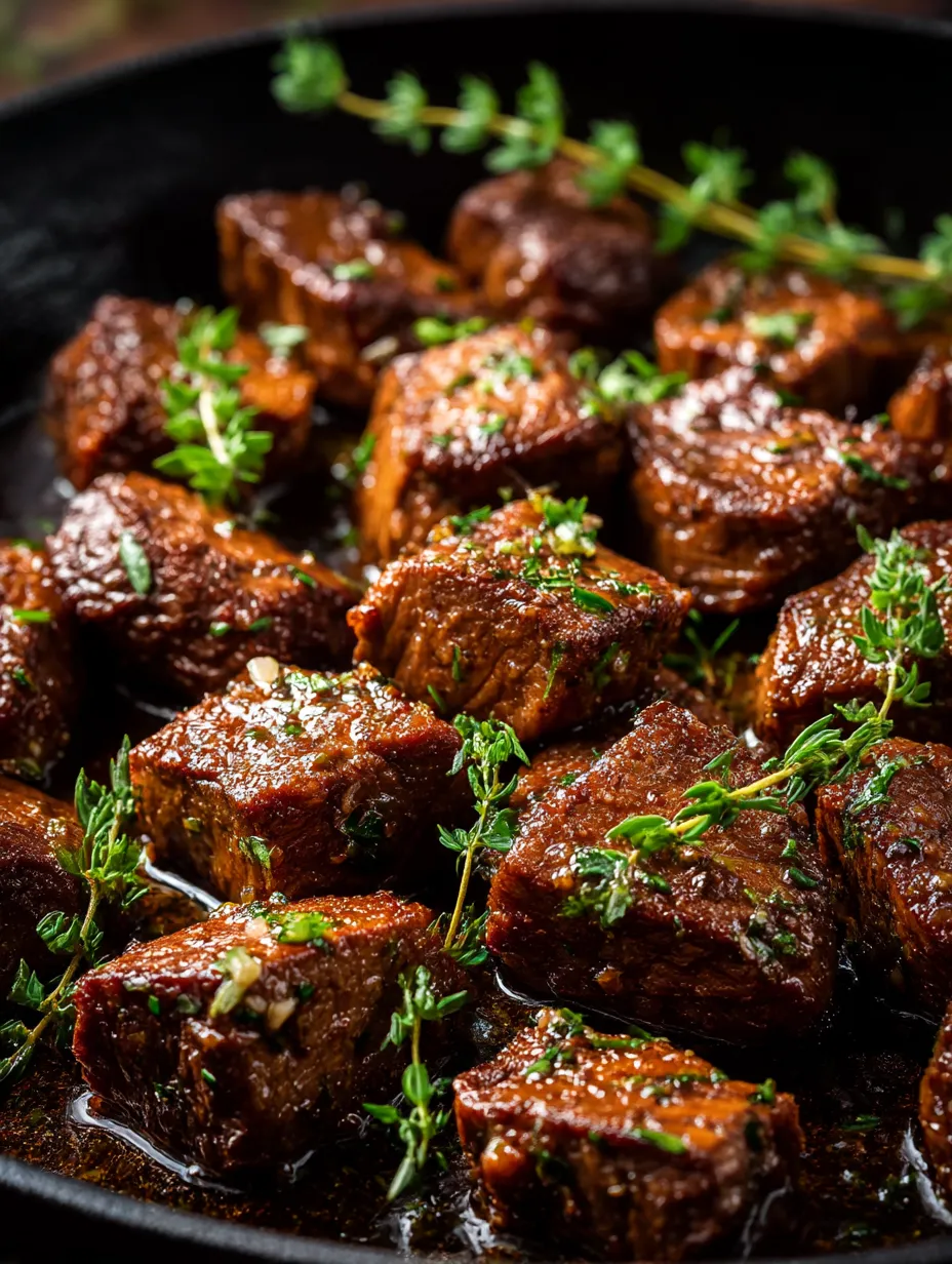 Cajun Garlic Butter Steak Bites Recipe.